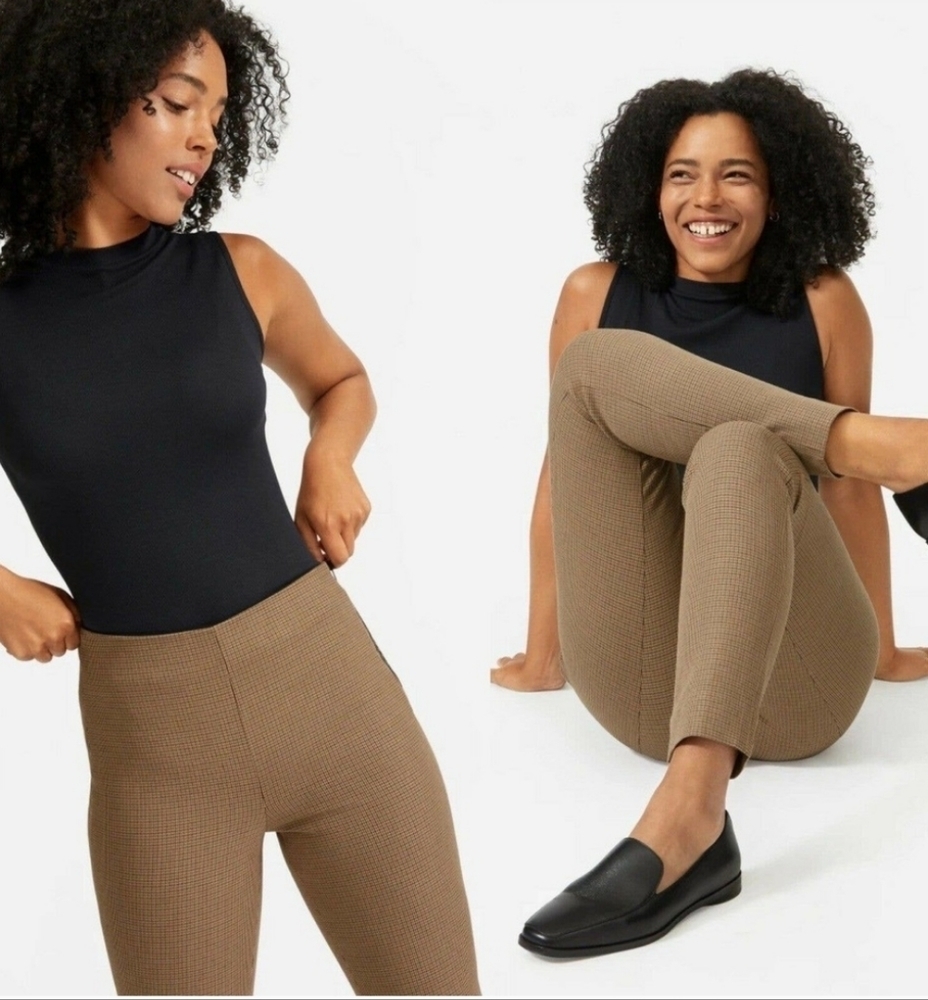 Everlane Side-Zip Stretch Cotton Pants Size 8